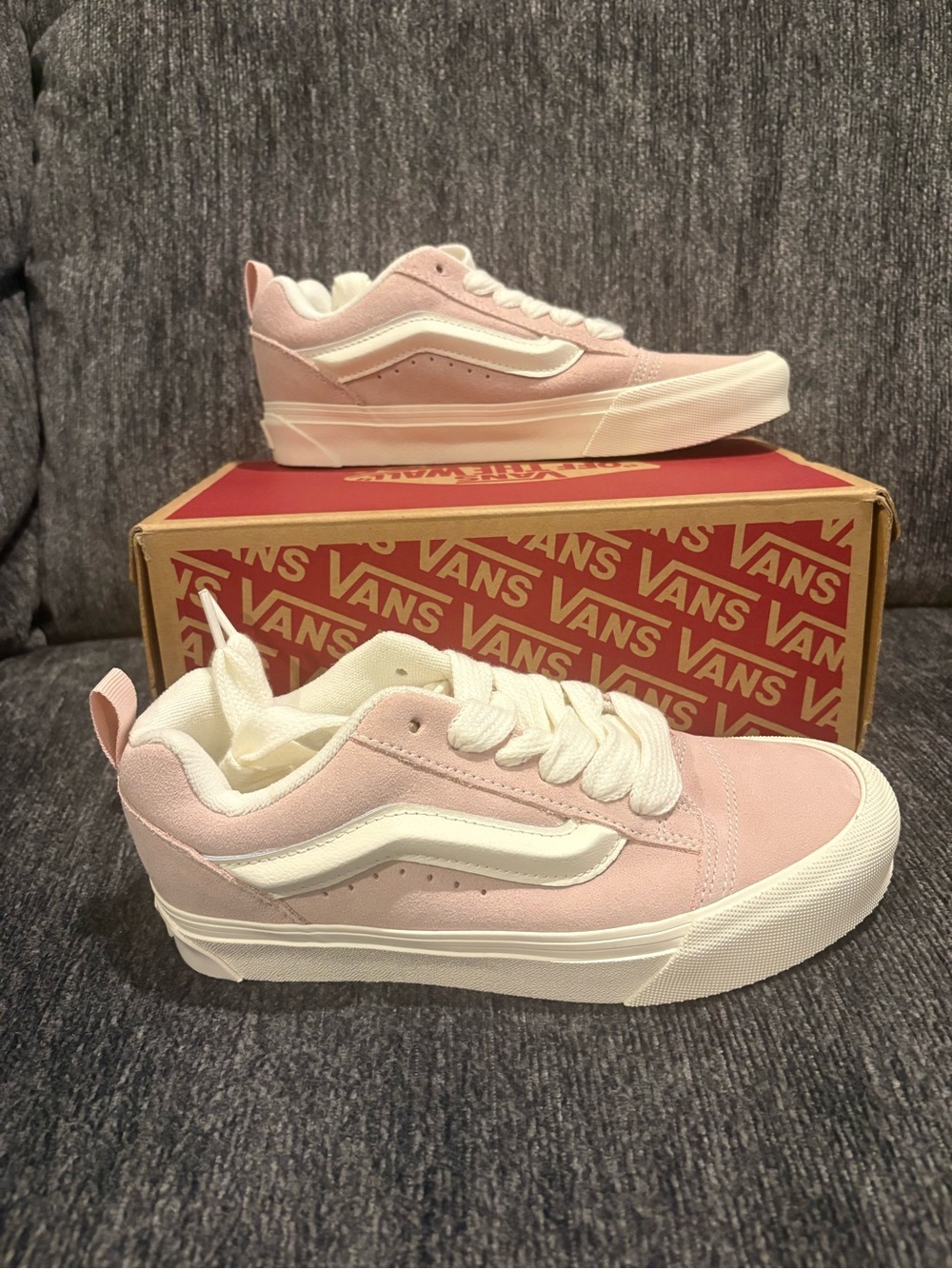 Vans Low-Top Skate Shoes in Blush Pink Mens size 4.5/ 6.0 women